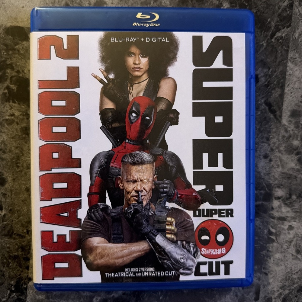 Deadpool 2 (Blu-ray, 2018) *Excellent Condition No Scratches*